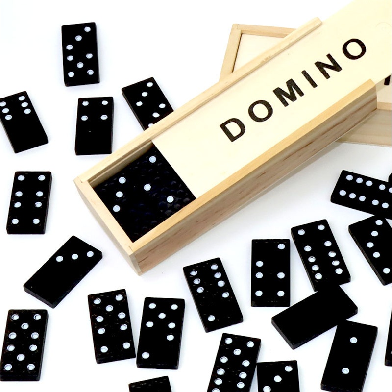 Board Game Monopoli - 28 pezzi di domino nero gioco