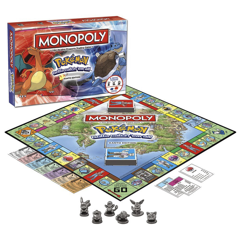 Board Game Monopoli - MONOPOLY Pokemon Gioco da tavolo Carte