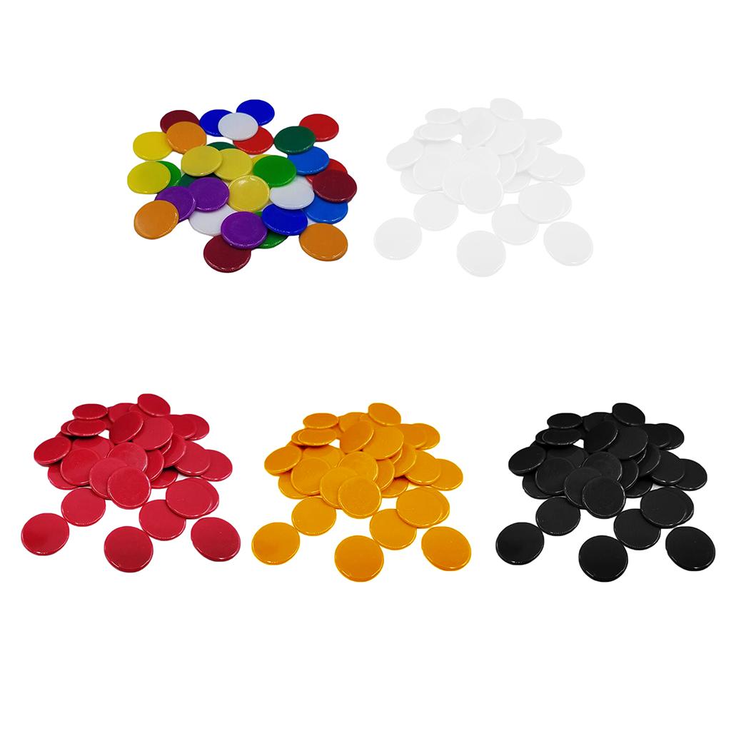 Game Token Counter - 100 pezzi fiches da bingo piccoli