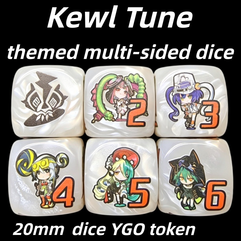 Game Token Counter - Yu-Gi-Oh! Dadi Speciali Rotanti Multifaccia Kewl
