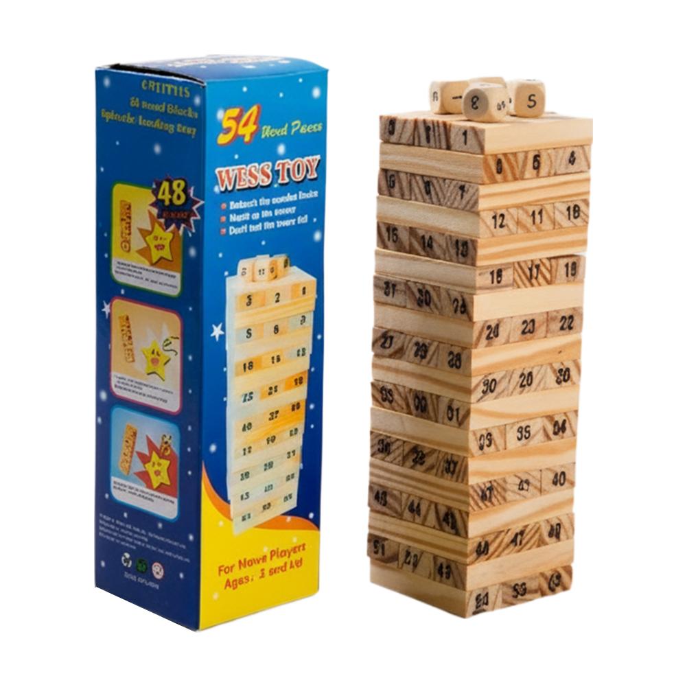 Board Game Monopoli - Blocchi di Costruzione in Legno di