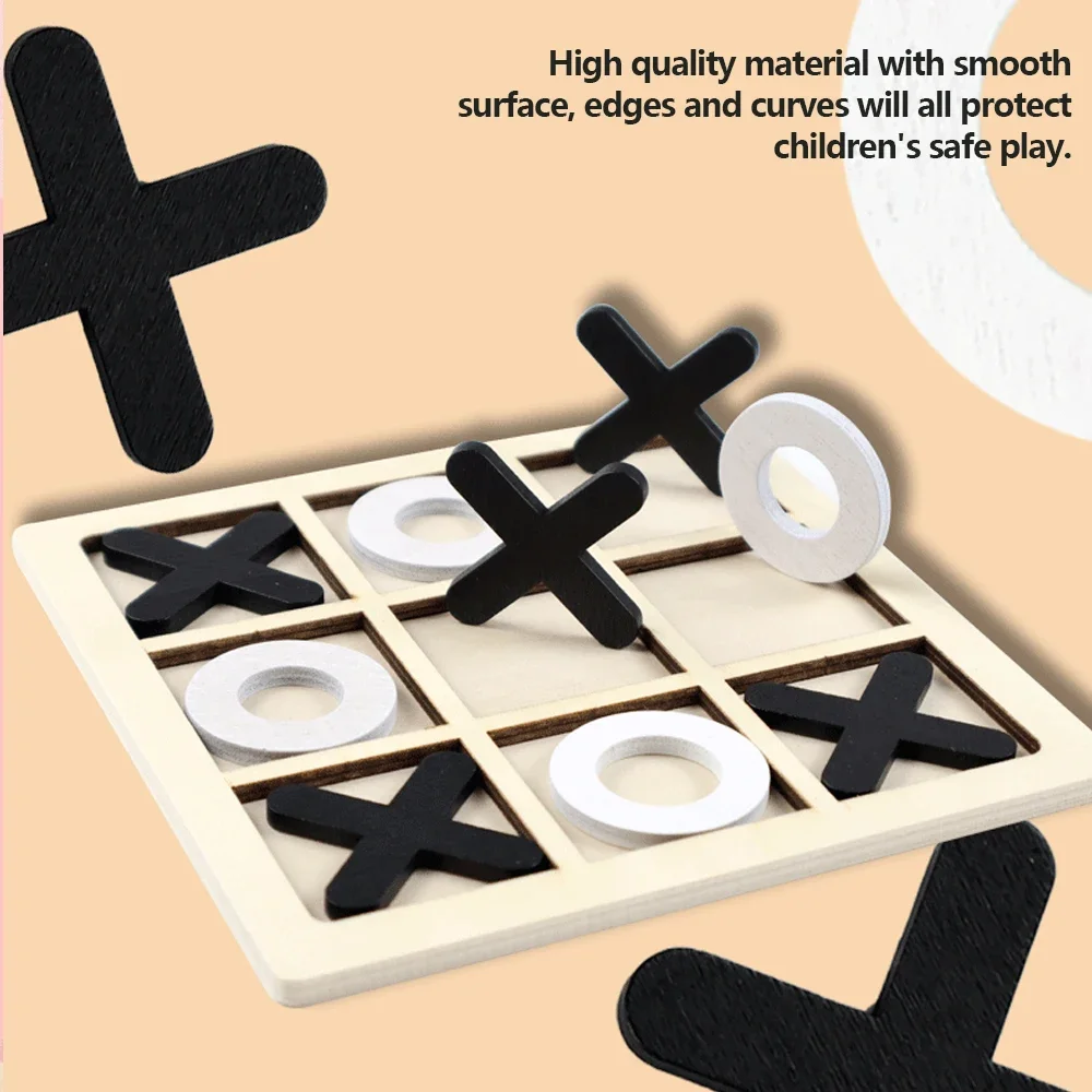 Legno XO Tic Tac Toe Gioco Min - Board Game For 6 Years Old recensione e prezzo