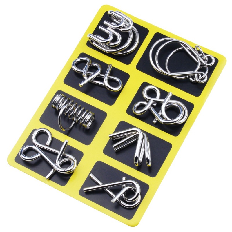 Set di 8 Puzzle in Metallo, Cl - Board Game Name recensione e prezzo