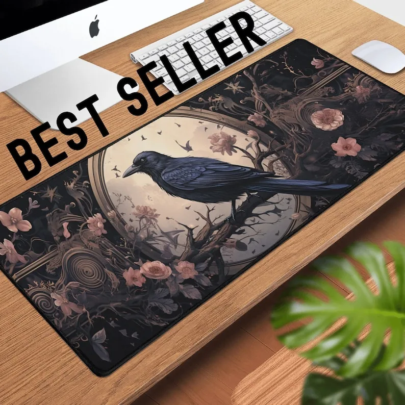 Dark Goth Raven Wildflowers ta - Board Game Zen recensione e prezzo