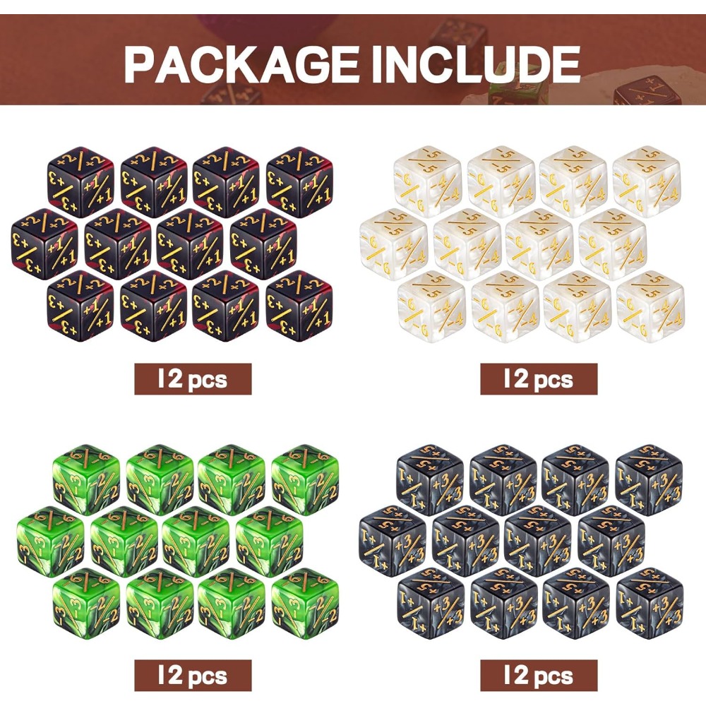 48 Pezzi Dadi Contatori -1/+1, - Game Token Counter recensione e prezzo