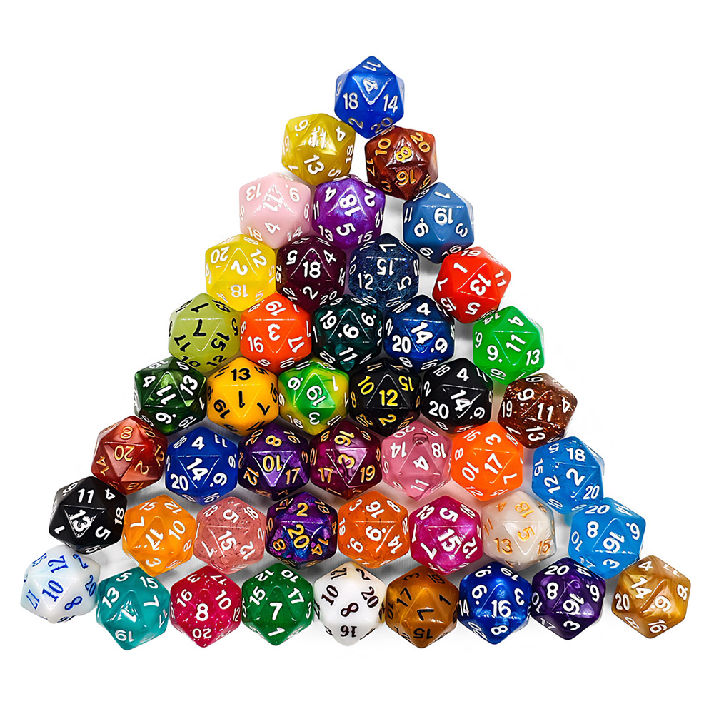 60 pezzi dadi multi-faccia col - Board Game Heat recensione e prezzo